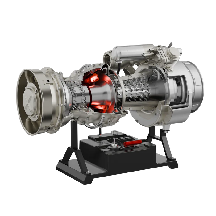 Teching - T-700 Turboréacteur - Modèle équipant l'hélicoptère Black Hawk - Kit motorisé avec pièces en aluminium et acier - Accu 800 mAh - Poids : 3.0 Kg - 470+ pcs - 1/10 - Niveau : ★★★★☆