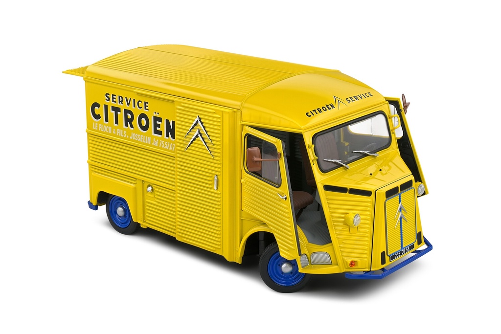 Solido Citroën Type HY - Camionnette de service "Le Floch & Fils" - Jaune - 1969 - 1/18