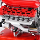 Teching - Moteur à 12 cylindres en V - Kit motorisé avec pièces en aluminium et acier - Ce moteur équipe notamment la Ferrari 812, l'Aston Martin DBS, La Rolls-Royce Phantom - Accu 800 mAh - Poids : 8.0 Kg - 800+ pcs - Niveau : ★★★★★