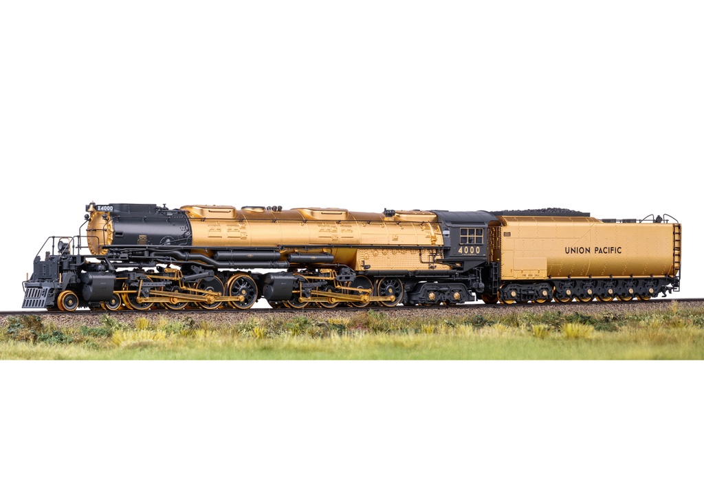 Märklin - Locomotive vapeur "Big Boy" Class 4000 - Union Pacific Railroad - Version collector partiellement dorée 24 carats - HO