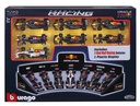 Burago - Lot de présentation de 7 Formule 1 Red Bull Racing - 2013 à 2024 - (avec présentoir) 1/43