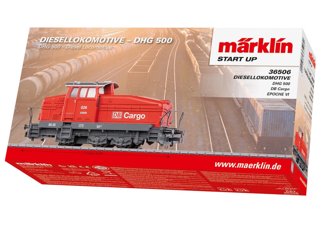 Märklin 36506 - Locomotive diesel DHG 500 Cargo - D - "Start Up" - HO