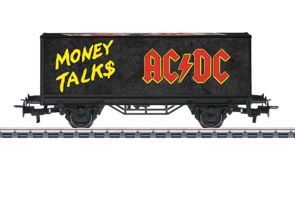 Märklin 44832 - Wagon-conteneur AC/DC        « Moneytalks » - HO