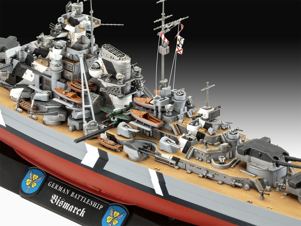 Revell 05637 - Gift Set The Legendary Bismarck - 1/700 et 1/1200 - 35.9 et 20 cm long