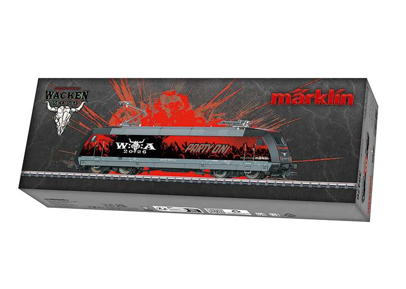 Märklin 37825 - Locomotive électrique - BR 101 - "Wacken Open Air" - W:O:A® - HO