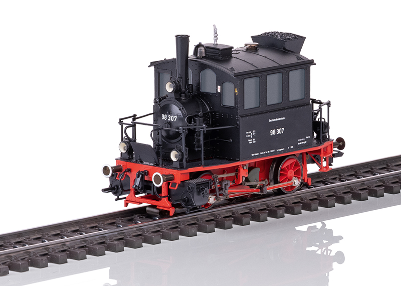 Märklin 26619 - Trains bavarois "Spalter Bockl" - Série 98.3 - 1 locomotive « Boîte en verre » et 3 wagons - MHI - DB - HO