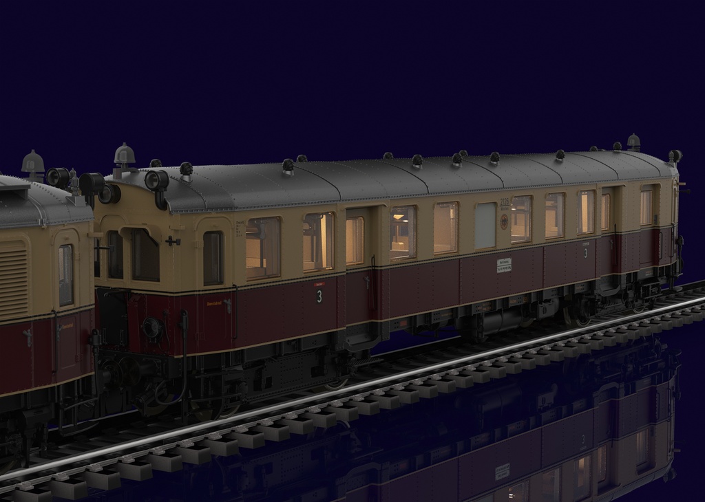 Märklin 39859 - Automotrice elT 1126 avec voiture pilote elS 2126 - Edition Mhi - DRG - HO