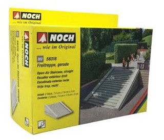 Noch 58316 - Escalier extérieur droit (2 pièces) - HO
