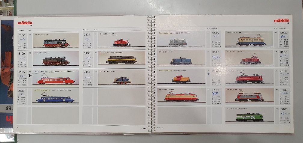 Catalogue Märklin 1989/90 pour détaillants - État correct - Avec annotations manuscrites (Occasion vérifiée)