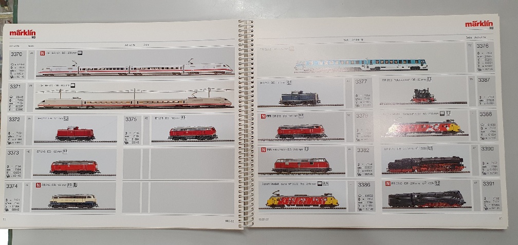 Catalogue Märklin 1992/93 pour détaillants - État correct - Avec annotations manuscrites (Occasion vérifiée)