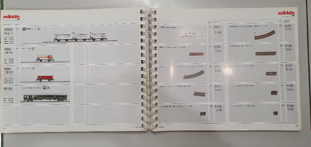 Catalogue Märklin 1997/98 pour détaillants - État correct avec annotations manuscrites à l'intérieur - (Occasion vérifiée)