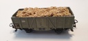 Märklin 311 - COLLECTOR !! - Wagon tombereau avec chargement amovible - Sans boîtage - HO - (Occasion vérifiée)