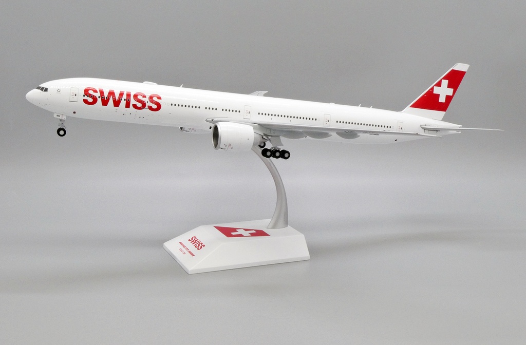 JC Wings - Boeing 777-300ER Swiss - HB-JNG - Avec support de présentation - 1/200