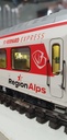 LS Models - 17200 ACS - Rame Region Alps RABe 525 - TMR - "St-Bernard Express" (3 éléments) - AC+son - HO