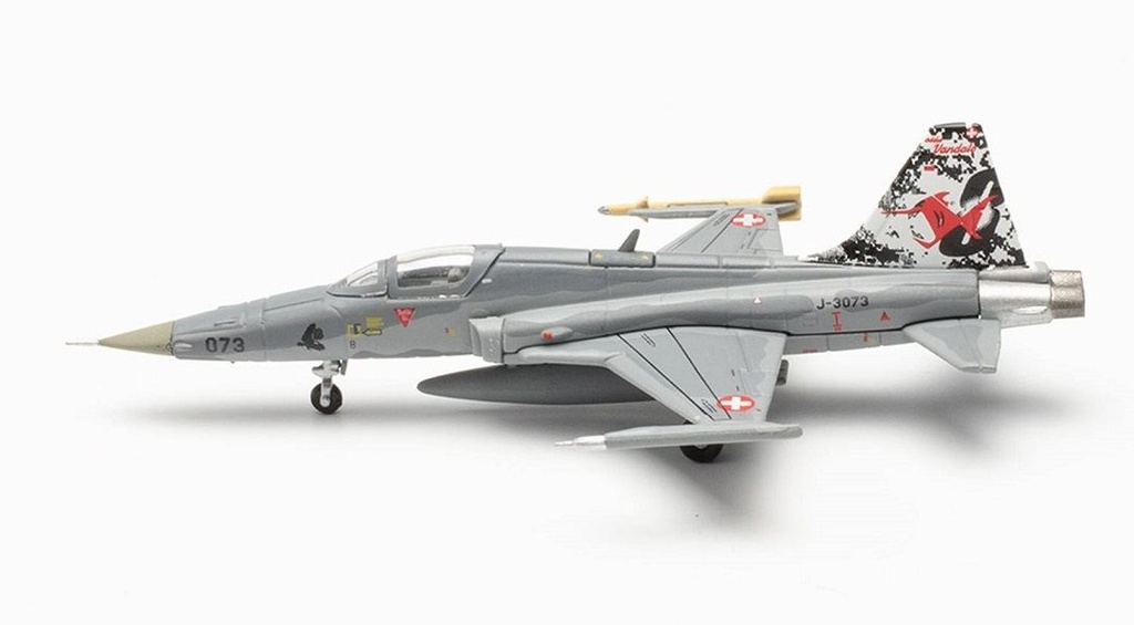 Herpa - Northrop F-5E Tiger - Swiss Air Force - Fliegerstaffel 8 "Vandalos" Meiringen Air Base  1/200