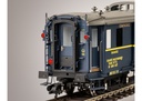 Märklin 58000 - Set de 6 voitures Pullman Edelweiss - Pour trains rapides - Avec tender séparé - De la Compagnie Internationale des Wagons-Lits - "Edelweiss" - Échelle I
