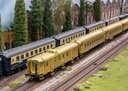 Märklin 58000 - Set de 6 voitures Pullman Edelweiss - Pour trains rapides - Avec tender séparé - De la Compagnie Internationale des Wagons-Lits - "Edelweiss" - Échelle I