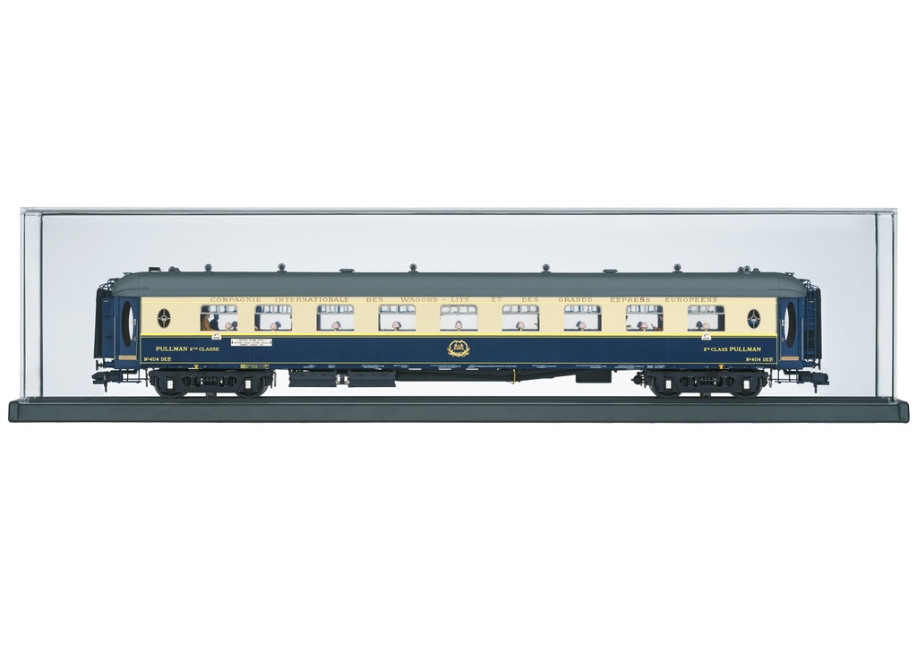 Märklin 58110 - Voiture-salon Pullman Express "Edelweiss" - Type "Étoile du Nord" - De la Compagnie Internationale des Wagons-Lits - Construction en laiton - Avec vitrine de présentation - Échelle I