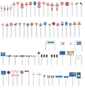 Faller 190593 - Panneaux de signalisation suisses - Set IV - HO