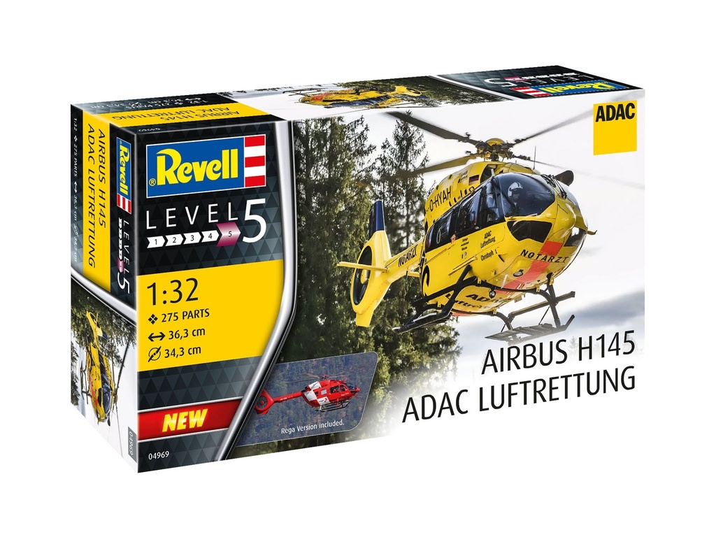 Revell 04969 - ADAG/REGA - Airbus H145 - 1/32 - 34.3cm largeur - Suisse