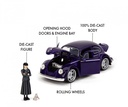 Jada - The Addams Family® - Wednesday Addams & Thing - Volkswagen Beetle - 1/24