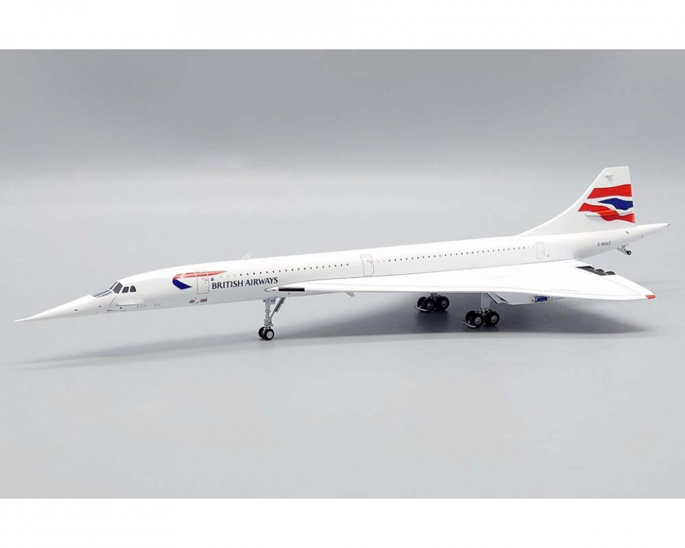 JC Wings - Concorde British Airways - G-BOAG - Avec support de présentation - 1/200