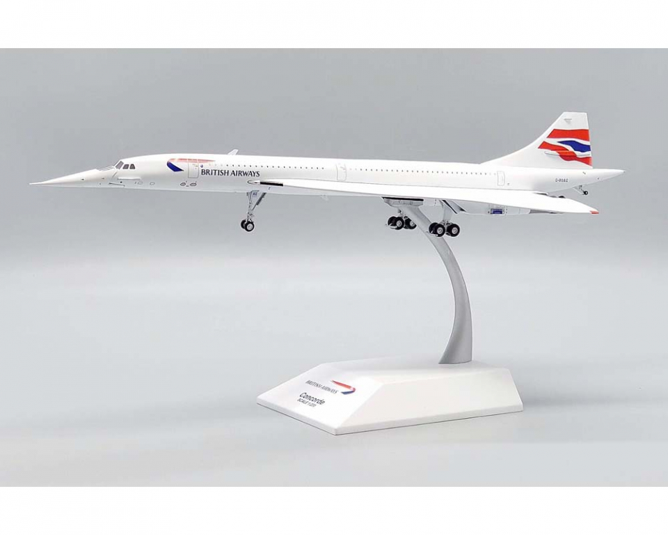JC Wings - Concorde British Airways - G-BOAG - Avec support de présentation - 1/200
