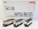 Märklin 48922 - Coffret de 3 Wagons frigorifique avec cabine de freinage pour le transport de la viande - DB - HO