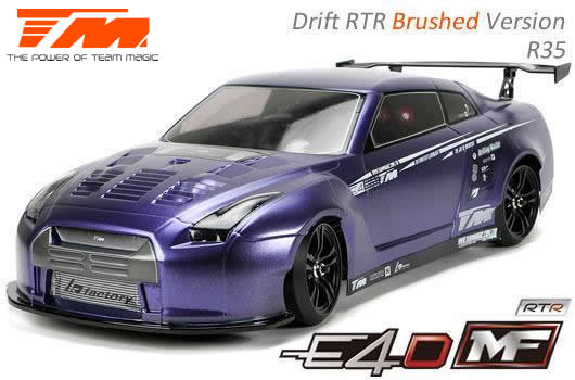 TM Team Magic - Voiture électrique de Drift E4D-MF R35 - 4WD - RTR - 1/10