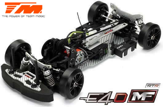 TM Team Magic - Voiture électrique de Drift E4D-MF R35 - 4WD - RTR - 1/10