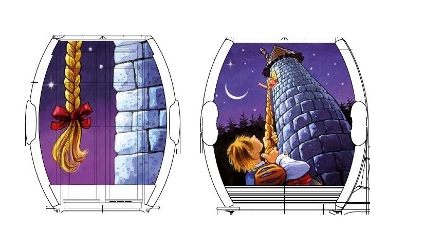 JC - Télécabine Omega IV Grächen - "Raiponce" - 1/32