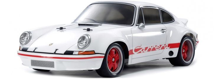 Tamiya 47507 - Porsche 911 Carrera RSR 2.8 - Carrosserie peinte en blanc - Chassis BT-01 - Radio-commandée - 1/10 (À construire) Propulsion ou Traction - Sans radio-commande /accu/chargeur