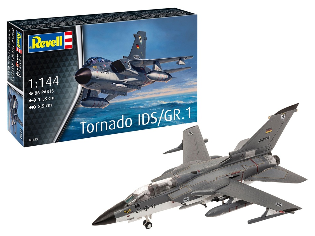 Revell 03783 - Panavia Tornado IDS/GR.1 - 1/144 - 11.8 cm long - 86 pièces