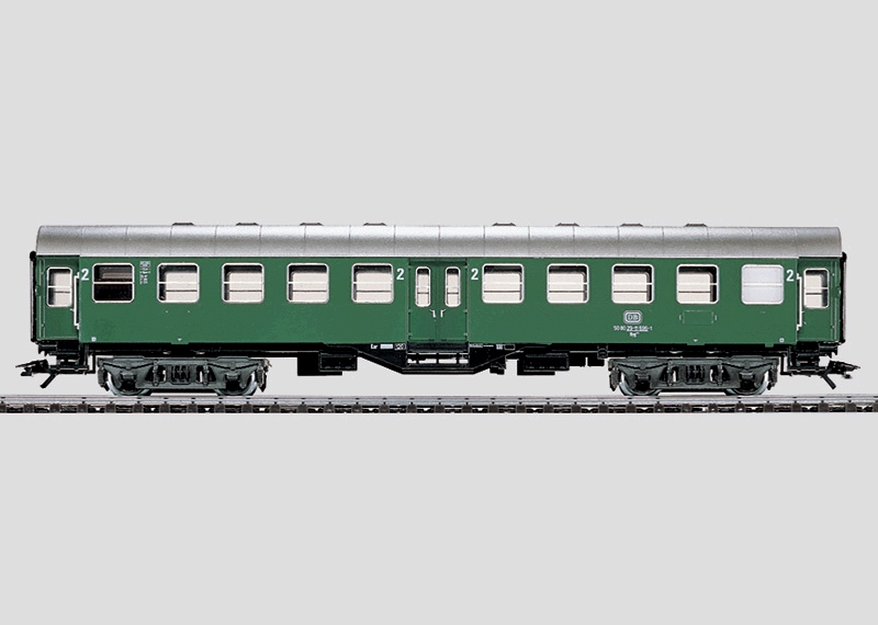 Märklin 4132 - Voiture voyageurs transformée Byg 514 - 2ème classe - DB - HO