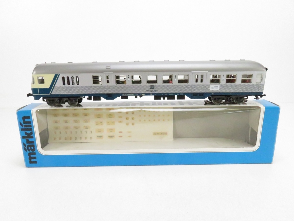 Märklin 4160 - Voiture pilote voyageurs - 2ème classe - "Bayrischzell-München" - DB - HO