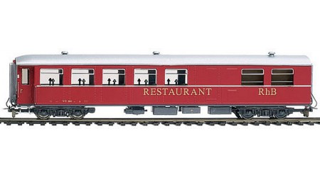 Bemo 3273 110 - Wagon Restaurant - WR 3810 - RhB - HOm