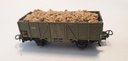 Märklin 311 - COLLECTOR !! - Wagon tombereau avec chargement amovible - Sans boîtage - HO - (Occasion vérifiée)