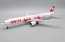 JC Wings - Boeing 777-300ER Swiss "Faces of Swiss" - HB-JNA - Avec support de présentation - 1/200