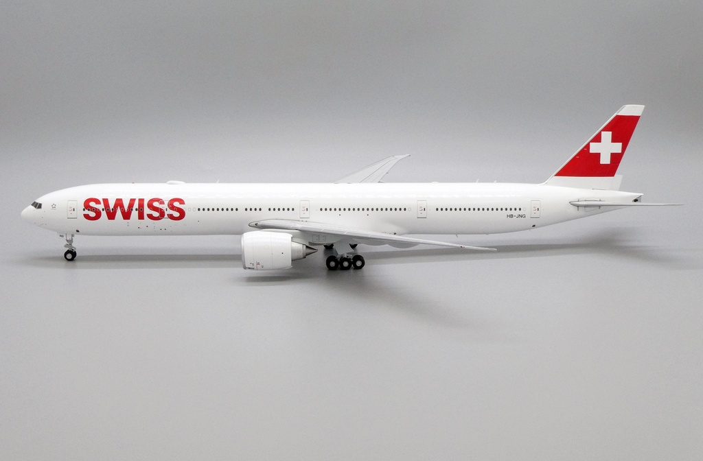 JC Wings - Boeing 777-300ER Swiss - HB-JNG - Avec support de présentation - 1/200