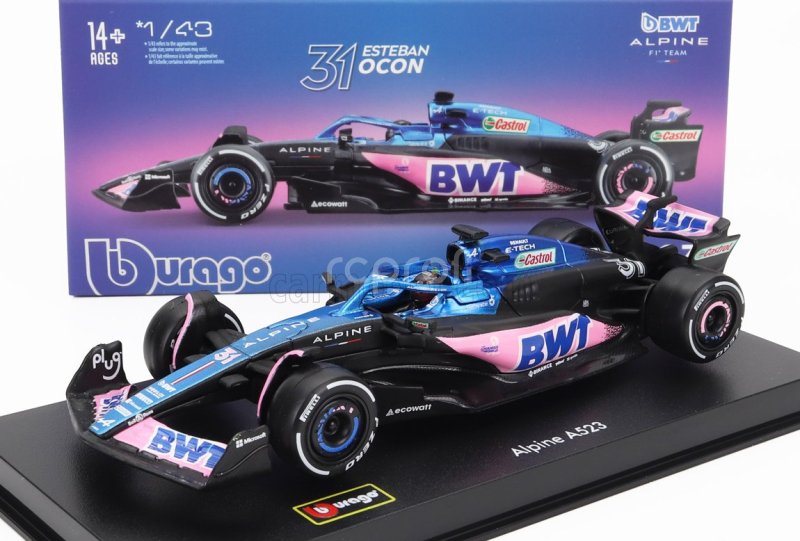 Burago - "BWT Alpine F1 Team" A524 - 2024 - #31 - E. Ocon - 1/43