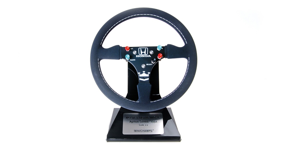 Minichamps - Volant McLaren MP4/6 - Ayrton Senna - 1991 - Échelle 1/2