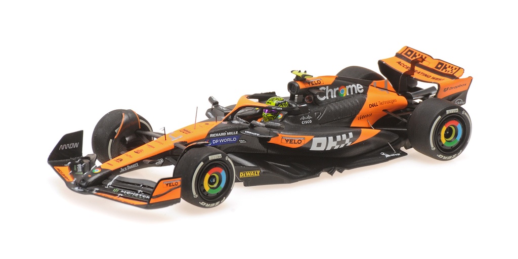 Minichamps McLaren Formula1 Team MCL38 - #4 - L. Norris - Emilia Romagna GP 2024 - 1/43 - Edition Limitée 770 pièces