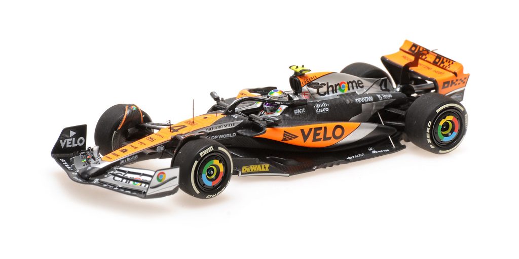 Minichamps - McLaren F1 Team MCL60 -  2ème place British GP 2023 - #4 - L. Norris - 1/43 - Edition limitée à 416 pièces