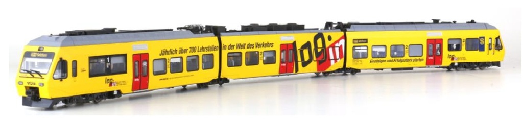 LS Models - 17201 DCS - Rame BLS RABe 525 Nina - S Bahn Bern - "Login" (3 éléments) - DCC+son - HO