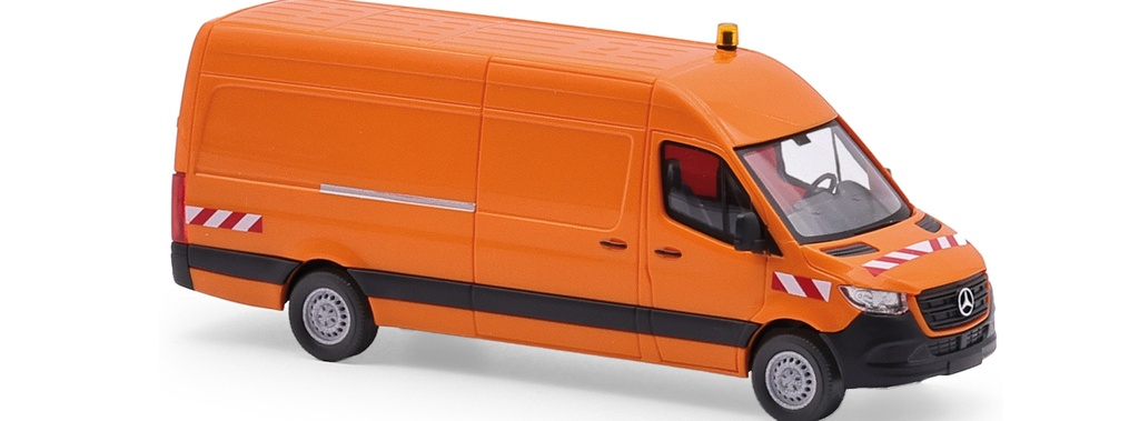 Busch 52636 - Mercedes-Benz Sprinter - Véhicule de Commune - Orange - 1/87