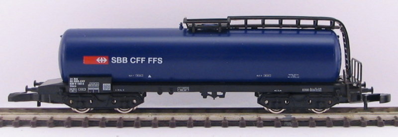 Mini-Club 8220 - Wagon-citerne (4 essieux) -SBB-CFF-FFS - "Z"