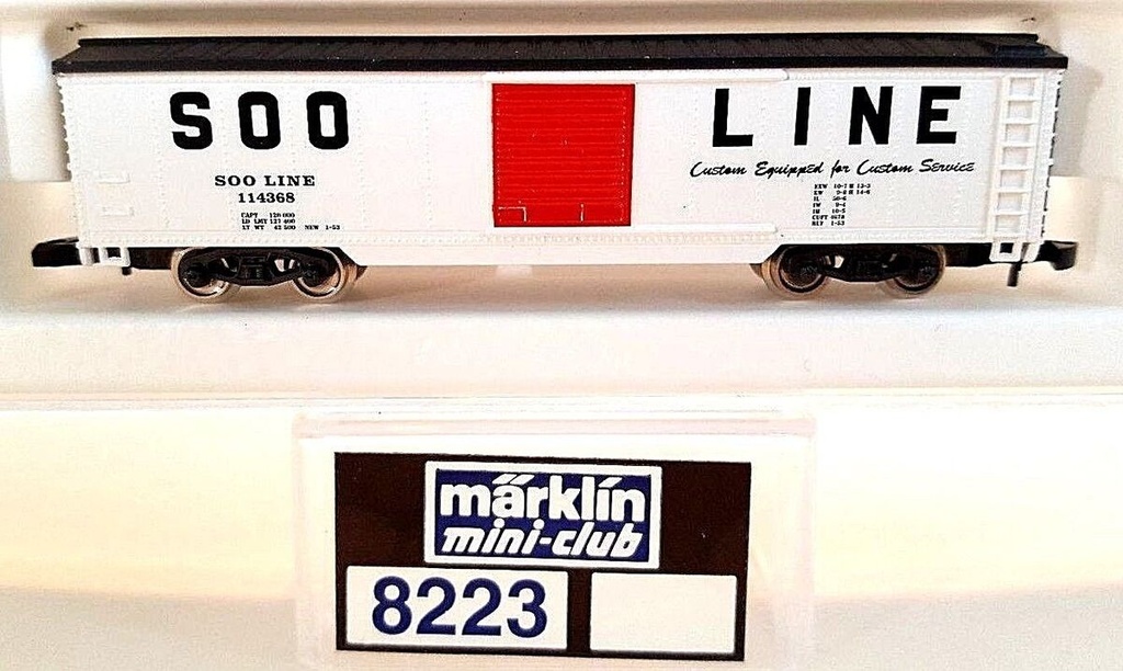 Mini-Club 8223 - Wagon marchandises couvert  "SOO Line 114368" - "Z"