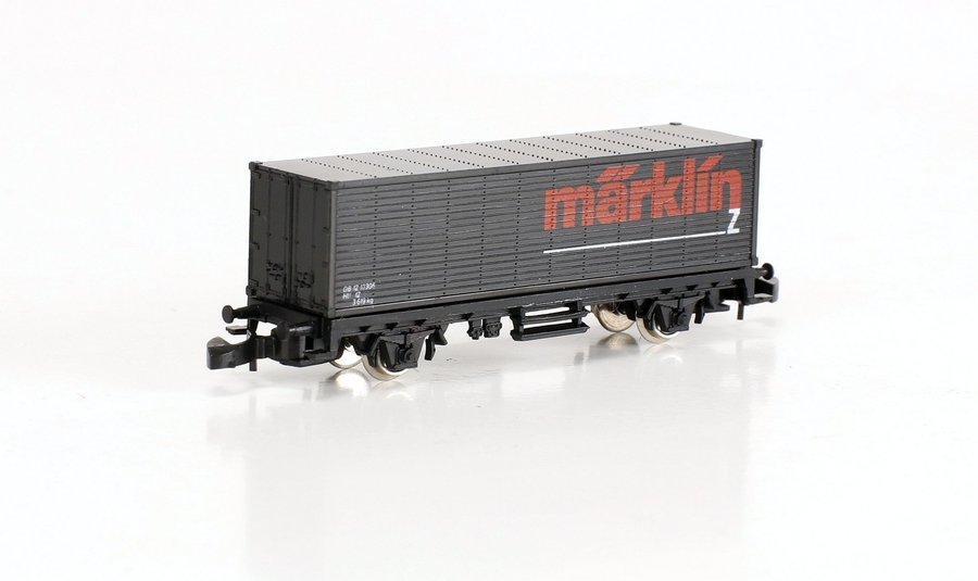 Mini-Club 8644 - Wagon transport de conteneurs à 2 essieux "Märklin" - "Z"