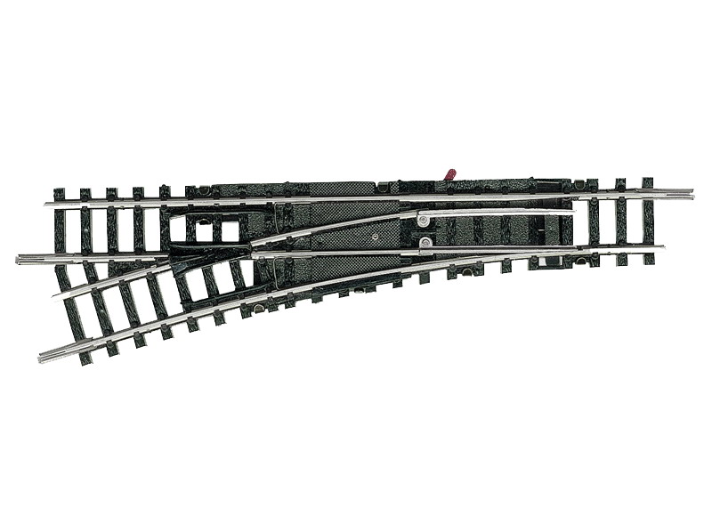 MiniTrix T14954 - Aiguillage à gauche 15° -longueur 112,6 mm "N"