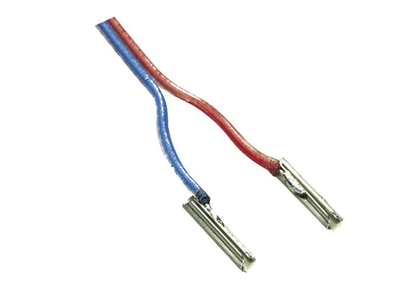 MiniTrix T66520 - Connecteur de rails 2 pôles avec double fil pour le raccordement au courant de traction - "N"